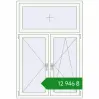 Ціноутворення Tilt-and-Turn 1150x1700 mm REHAU Euro 70 RAL 9016 Traffic white two-sided. Ціна: ₴12,945.55