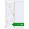 Ціноутворення Вікна 1080x1600 мм REHAU Euro 70 Білий (RAL 9016) з двох сторін. Ціна: ₴13,113.15