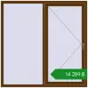 Ціноутворення Вікна 1600x1600 мм REHAU Euro 60 WALNUT з двох сторін. Ціна: ₴14,289.17