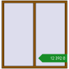 Ціноутворення Вікна 1450x1500 мм REHAU Euro 70 GOLDEN OAK з двох сторін. Ціна: ₴12,391.83