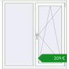 Ціноутворення Вікна 1260x1320 мм REHAU Euro 70. Ціна: €209.26