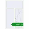 Ціноутворення Вікна 1320x2130 мм REHAU Euro 70 Білий (RAL 9016) з двох сторін. Ціна: ₴13,919.93