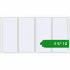 Ціноутворення Вікна 2350x1300 мм REHAU Euro 60 Білий (RAL 9016) з двох сторін. Ціна: ₴9,969.96