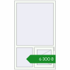 Ціноутворення Вікна 940x1570 мм REHAU Euro 60 Білий (RAL 9016) з двох сторін. Ціна: ₴6,300.09