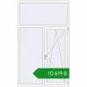 Ціноутворення Вікна 1251x2080 мм REHAU Euro 60 Білий (RAL 9016) з двох сторін. Ціна: ₴10,618.69