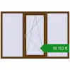 Ціноутворення Вікна 1900x1300 мм REHAU Euro 70 WALNUT з двох сторін. Ціна: ₴18,152.69