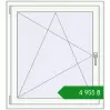 Ціноутворення Вікна 900x1000 мм REHAU Euro 60 Білий (RAL 9016) з двох сторін. Ціна: ₴4,954.60