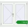 Ціноутворення Вікна 1000x900 мм REHAU Euro 60 Білий (RAL 9016) з двох сторін. Ціна: ₴7,352.16
