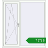 Ціноутворення Вікна 1350x1450 мм REHAU Euro 60 Білий (RAL 9016) з двох сторін. Ціна: ₴7,575.63