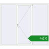 Ціноутворення Вікна 2400x2100 мм REHAU Euro 70 Білий (RAL 9016) з двох сторін. Ціна: €462.03
