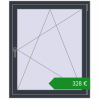 Ціноутворення Вікна 1000x1200 мм REHAU Brillant-Design. Ціна: €328.24