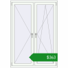 Ціноутворення Вікна 1200x1700 мм REHAU Euro 70 Білий (RAL 9016) з двох сторін. Ціна: $363.16