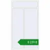 Ціноутворення Вікна 1300x2350 мм REHAU Euro 60 Білий (RAL 9016) з двох сторін. Ціна: ₴8,238.69
