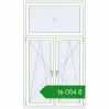 Ціноутворення Вікна 1200x2100 мм REHAU Euro 70 Білий (RAL 9016) з двох сторін. Ціна: ₴16,053.60