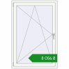 Ціноутворення Tilt-and-Turn 940x1400 mm REHAU Brillant-Design RAL 9016 Traffic white two-sided. Ціна: ₴8,055.83