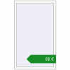 Ціноутворення Вікна 910x1500 мм REHAU Euro 70. Ціна: €87.65