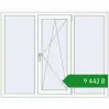 Ціноутворення Вікна 1560x1240 мм REHAU Euro 60 WALNUT ззовні. Ціна: ₴9,441.95