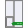 Ціноутворення Вікна 1000x1500 мм Altest Pony 375 RAL 9007 Grey aluminium з двох сторін. Ціна: ₴9,523.65