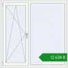 Ціноутворення Вікна 1410x1420 мм REHAU Euro 70 Білий (RAL 9016) з двох сторін. Ціна: ₴12,634.20