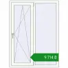 Ціноутворення Вікна 1070x1450 мм REHAU Euro 70 Білий (RAL 9016) з двох сторін. Ціна: ₴9,713.61