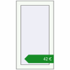 Ціноутворення Вікна 410x750 мм REHAU Brillant-Design. Ціна: €41.50