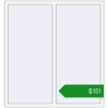 Ціноутворення Вікна 1500x1600 мм Altest Pony 375 RAL 9016 Traffic white з двох сторін. Ціна: $150.54