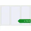 Ціноутворення Вікна 1800x1200 мм REHAU Euro 60 Білий (RAL 9016) з двох сторін. Ціна: ₴6,109.61