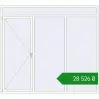 Ціноутворення Вікна 2580x2320 мм REHAU Euro 70 Білий (RAL 9016) з двох сторін. Ціна: ₴28,526.14