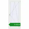 Ціноутворення Вікна 830x2000 мм REHAU Euro 70 Білий (RAL 9016) з двох сторін. Ціна: ₴9,309.74
