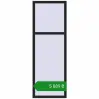 Ціноутворення Вікна 700x2000 мм REHAU Euro 60 BLACK_ULTI-MATT з двох сторін. Ціна: ₴5,888.88