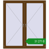 Ціноутворення Вікна 1600x1800 мм REHAU SYNEGO MD WALNUT з двох сторін. Ціна: ₴31,270.54