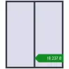 Ціноутворення Вікна 1800x2100 мм REHAU Euro 70 ANTHRACITE_GREY_STRUKTURAL з двох сторін. Ціна: ₴18,237.44