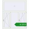 Ціноутворення Вікна 1700x2000 мм REHAU Euro 60 Білий (RAL 9016) з двох сторін. Ціна: ₴16,328.86