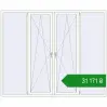 Ціноутворення Вікна 2450x2010 мм REHAU Euro 70 Білий (RAL 9016) з двох сторін. Ціна: ₴31,171.33