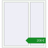 Ціноутворення Вікна 1200x1300 мм REHAU SYNEGO MD Білий (RAL 9016) з двох сторін. Ціна: €207.51