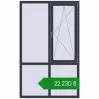 Ціноутворення Вікна 1220x1980 мм REHAU Euro 70 ANTHRACITE_GREY_STRUKTURAL з двох сторін. Ціна: ₴22,229.99