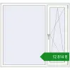Ціноутворення Вікна 1500x1400 мм REHAU Euro 70 Білий (RAL 9016) з двох сторін. Ціна: ₴12,814.20