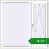 Ціноутворення Вікна 1480x1450 мм REHAU Euro 70 Білий (RAL 9016) з двох сторін. Ціна: ₴14,026.29