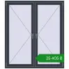 Ціноутворення Вікна 1400x1600 мм REHAU SYNEGO MD ANTHRACITE_GREY_STRUKTURAL з двох сторін. Ціна: ₴25,404.58