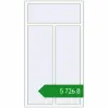 Ціноутворення Вікна 1000x1800 мм REHAU Euro 60 Білий (RAL 9016) з двох сторін. Ціна: ₴5,725.77