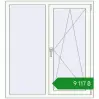 Ціноутворення Вікна 1150x1270 мм REHAU Brillant-Design Білий (RAL 9016) з двох сторін. Ціна: ₴9,117.46