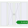 Ціноутворення Tilt-and-Turn 2000x1800 mm REHAU Euro 60 RAL 9016 Traffic white two-sided. Ціна: ₴15,433.34