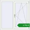 Ціноутворення Вікна 1200x1200 мм REHAU Euro 60 Білий (RAL 9016) з двох сторін. Ціна: ₴6,996.45