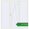 Ціноутворення Вікна 1900x2000 мм REHAU Euro 60 Білий (RAL 9016) з двох сторін. Ціна: ₴13,775.24