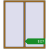 Ціноутворення Вікна 1300x1500 мм REHAU Brillant-Design LIGHT_OAK з двох сторін. Ціна: $227.30