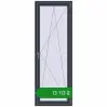 Ціноутворення Вікна 750x2100 мм REHAU Euro 70 ANTHRACITE_GREY_STRUKTURAL з двох сторін. Ціна: ₴13,113.49