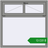 Ціноутворення Вікна 1200x1200 мм Altest Pony 375 RAL 9007 Grey aluminium з двох сторін. Ціна: ₴13,030.77