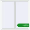 Ціноутворення Tilt-and-Turn 1290x1330 mm REHAU Euro 60 RAL 9016 Traffic white two-sided. Ціна: ₴4,683.33