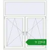 Ціноутворення Вікна 1400x1600 мм REHAU Euro 60 Білий (RAL 9016) з двох сторін. Ціна: ₴11,228.61