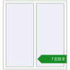 Ціноутворення Вікна 1200x1300 мм REHAU Euro 70 Білий (RAL 9016) з двох сторін. Ціна: ₴7,838.03